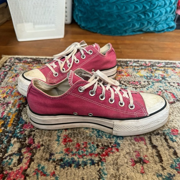 Converse Pink Platform Sneakers - Picture 7 of 8